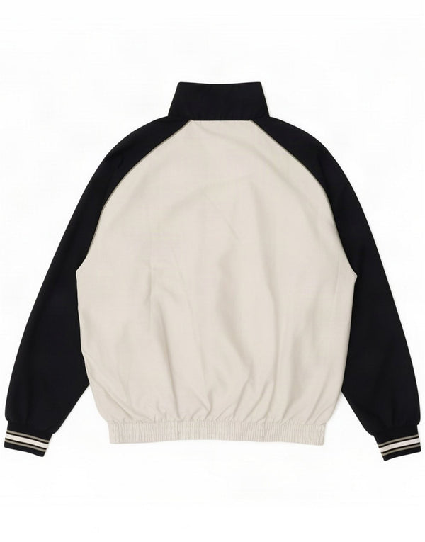 Champion Mens Tracksuit Top Jacket 2XL White Colourblock Polyester