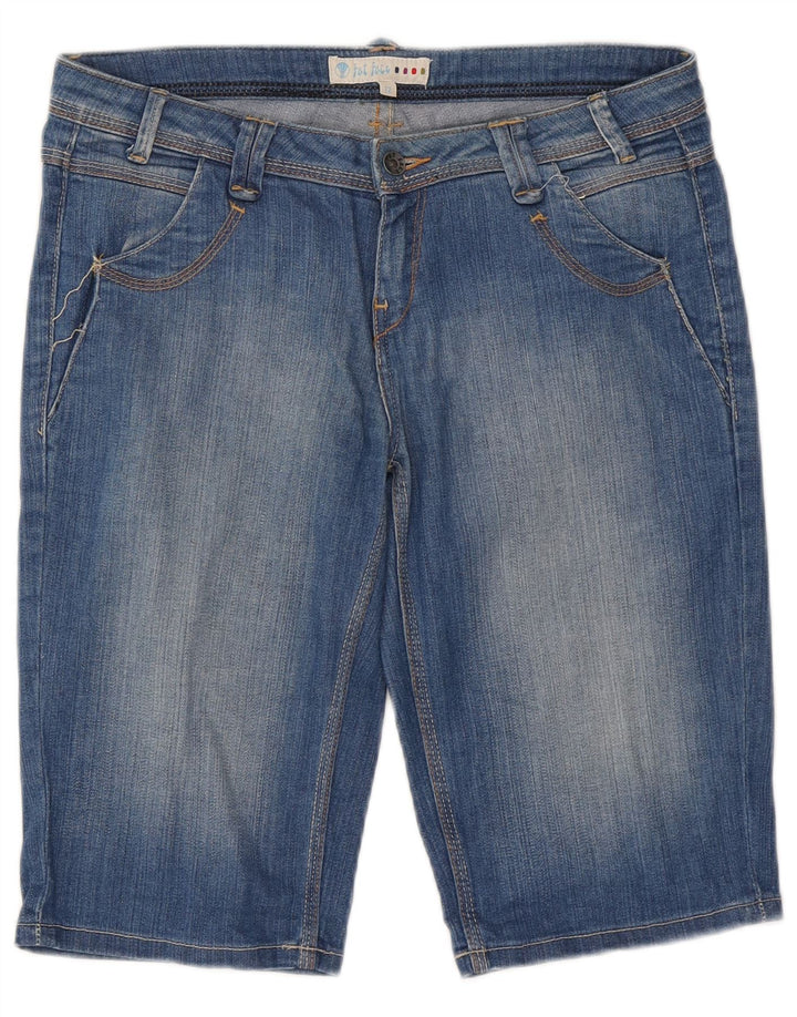 Pantalones cortos vaqueros para mujer Fat Face UK 12 Medium W32 Algodón azul