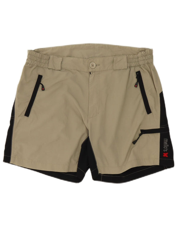 Mello's Shorts Cargo Hombre W32 Poliamida Color Block Medium Beige