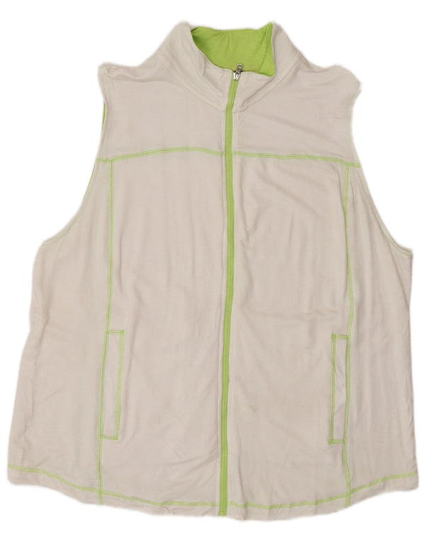 Chaps Chándal sin mangas para mujer UK 20 2XL Viscosa blanca