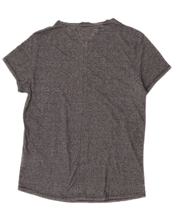 Tommy Hilfiger Camiseta para mujer Top UK 14 Algodón gris medio