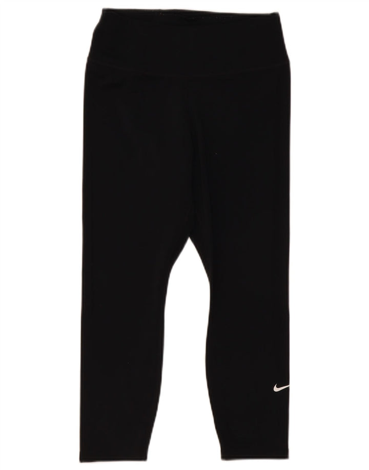 Nike - Leggings capri Dri Fit para mujer, talla 8, color negro