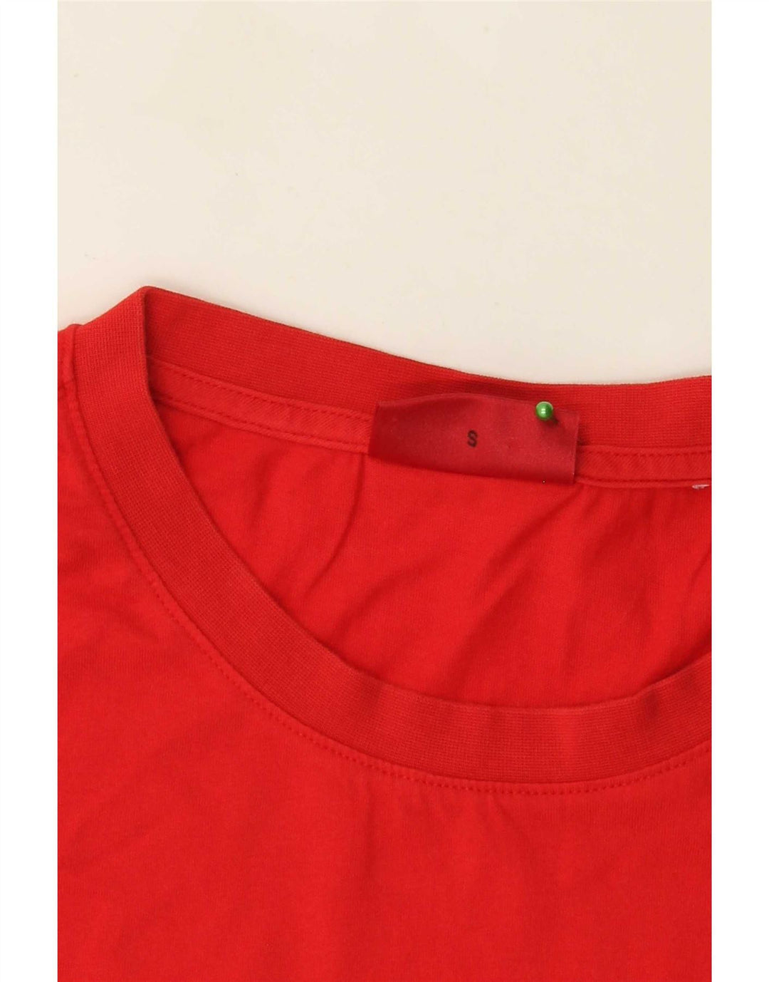 Hugo Boss Hombre Camiseta Gráfica Top Pequeño Rojo