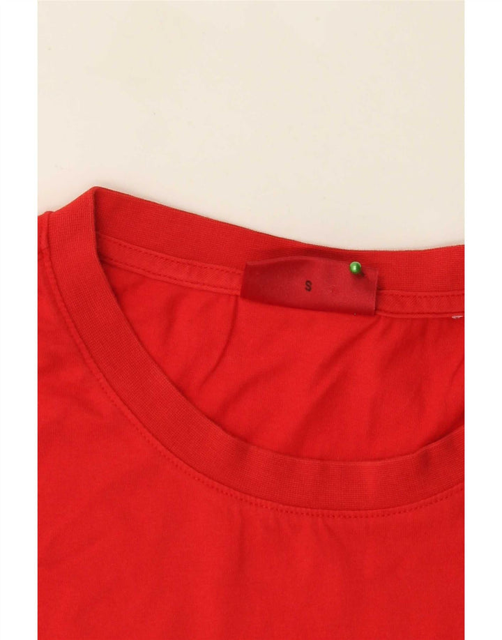 Hugo Boss Hombre Camiseta Gráfica Top Pequeño Rojo