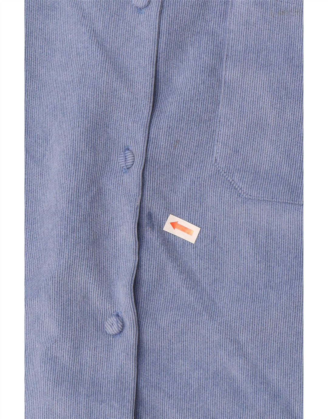Zara Mujer Sobrecamisa Camisa Extragrande UK 44 Poliéster Azul Medio