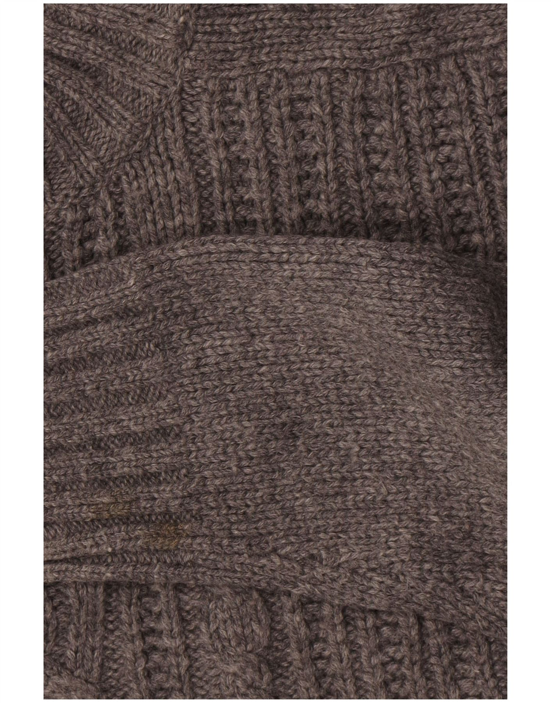 Marks & Spencer Suéter tipo jersey con cuello y botones autógrafos para hombre, talla grande, gris
