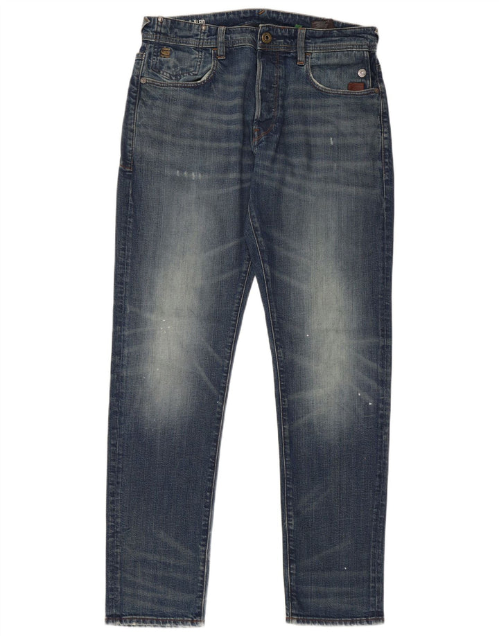 Vaqueros ajustados para hombre G-STAR W32 L34 Algodón azul