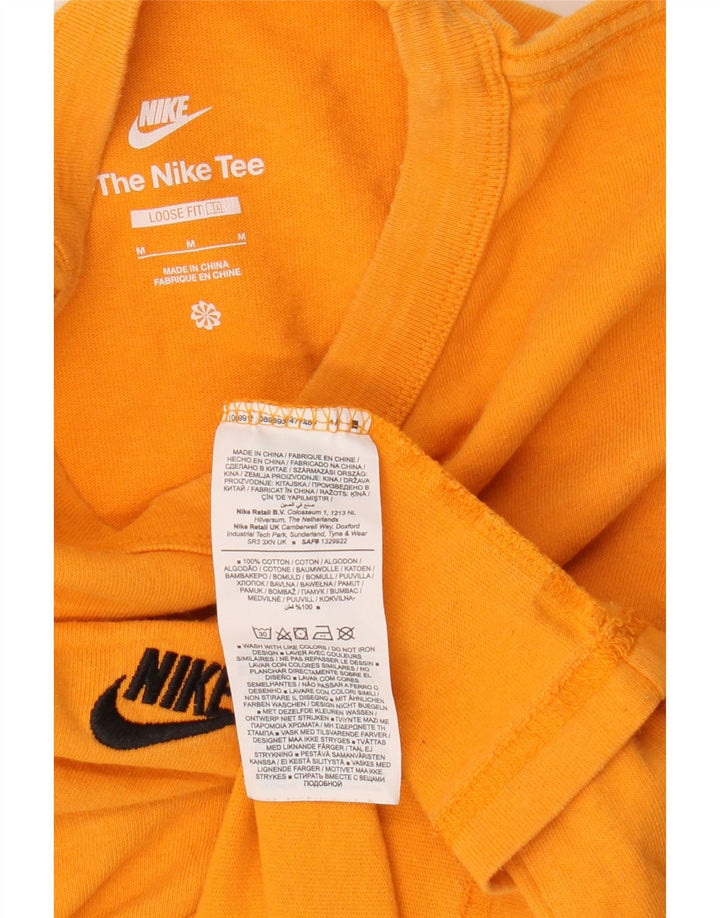 Nike - Camiseta holgada para hombre, color naranja medio, algodón
