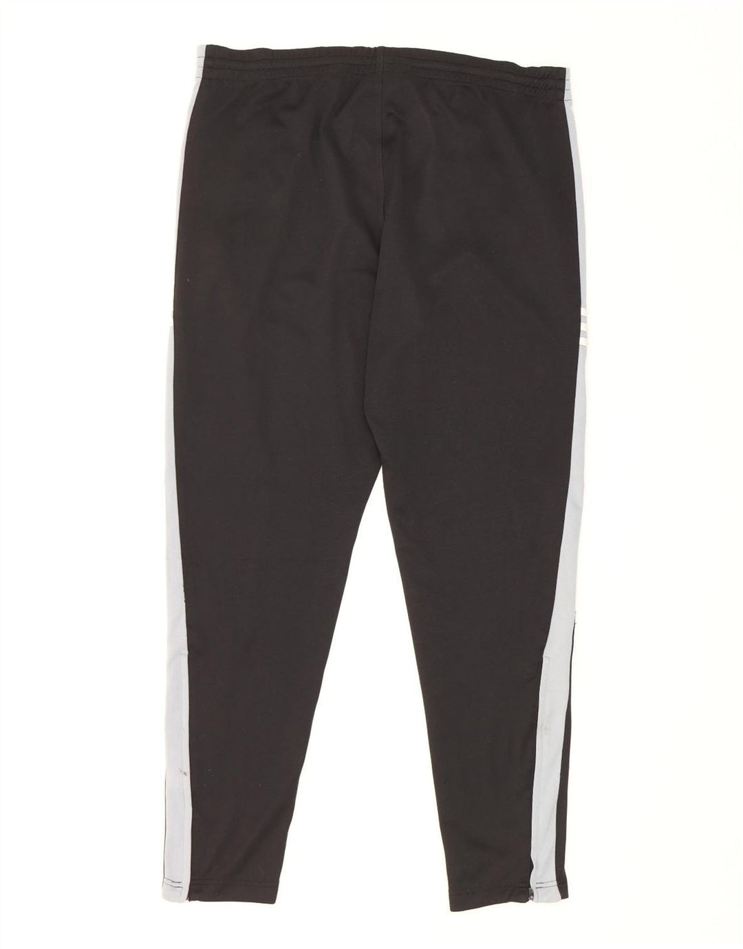 Adidas Pantalones de chándal para hombre UK 40/42 Medium Negro Colorblock Poliéster