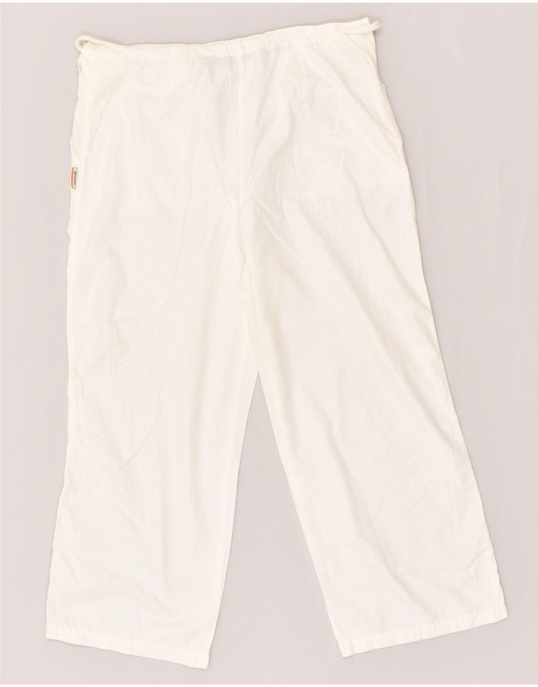 COLMAR Womens Straight Chino Trousers IT 44 Medium W30 L23 White Cotton | Vintage Colmar | Thrift | Second-Hand Colmar | Used Clothing | Messina Hembry 