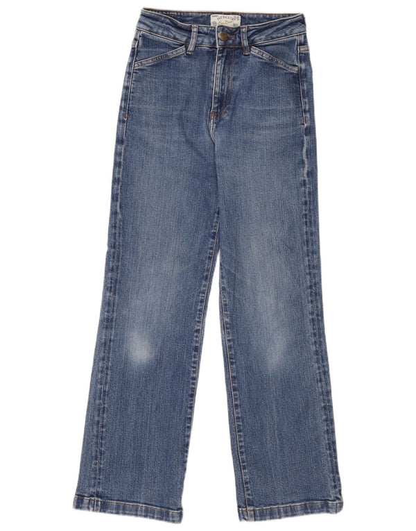 Vaqueros rectos para mujer Fat Face UK 8 Small W26 L28 Algodón azul