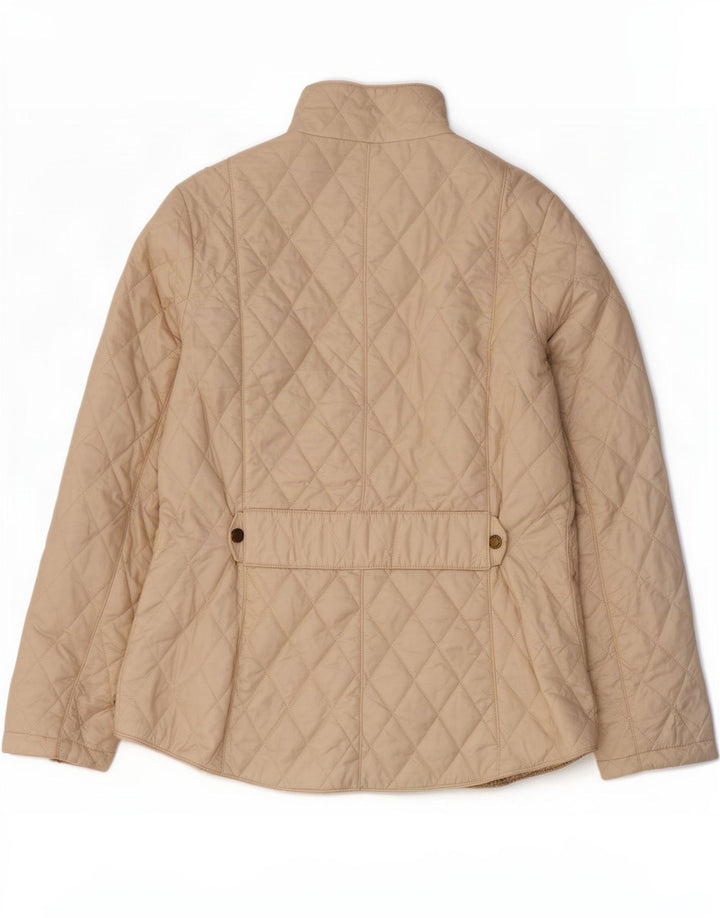 Barbour Chaqueta acolchada para mujer Reino Unido 44 Grande Nylon beige