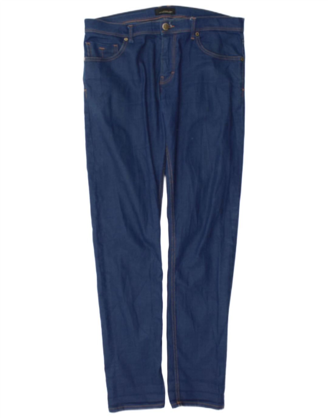 Zara Vaqueros Slim para Hombre EU 46 XL W36 L34 Azul
