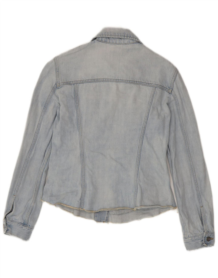 Calvin Klein Jeans Chaqueta vaquera para mujer Reino Unido 10 Pequeño Algodón azul