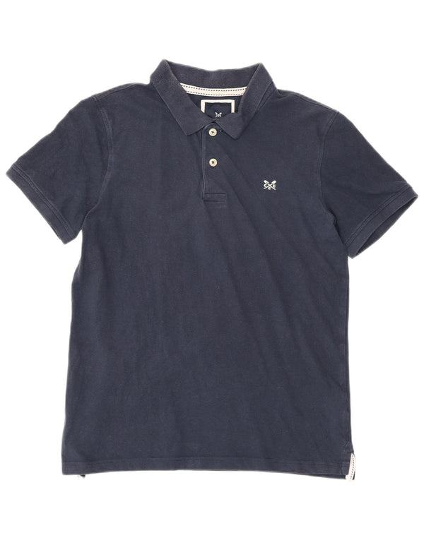 CREW CLOTHING Polo para hombre de algodón azul marino mediano