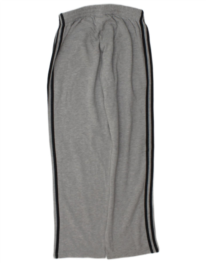 Adidas - Pantalón de chándal para hombre, talla pequeña, algodón gris