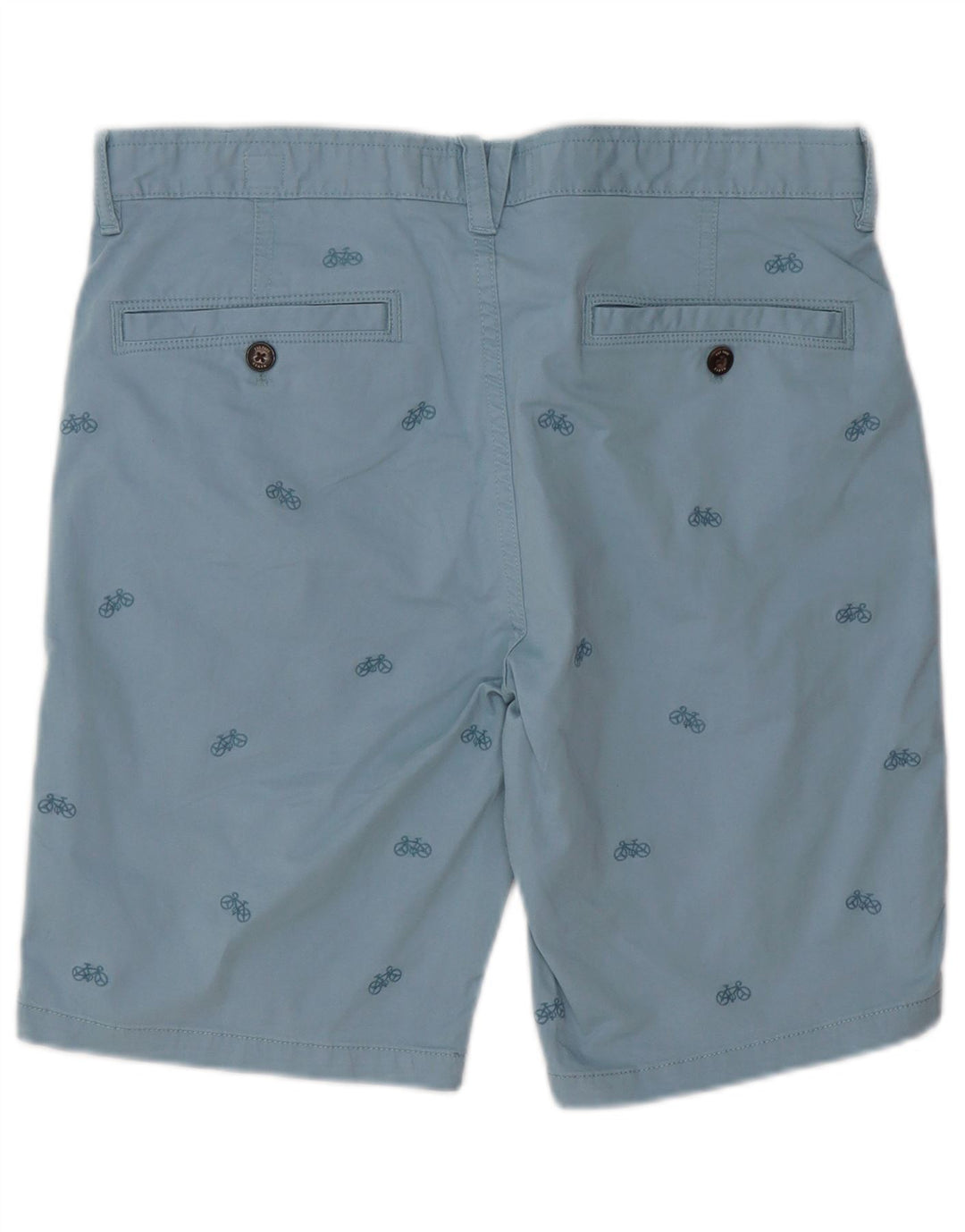 Pantalones cortos chinos para hombre Fat Face W34 Algodón con lunares azules grandes