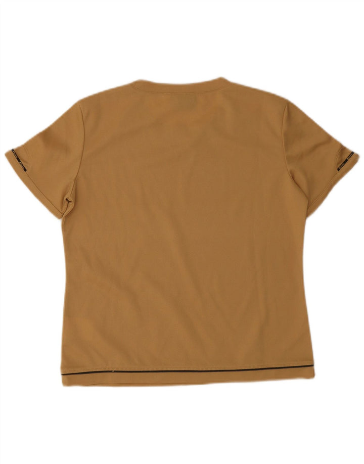 Lotto Camiseta para mujer Top UK 44 Large Beige Poliéster