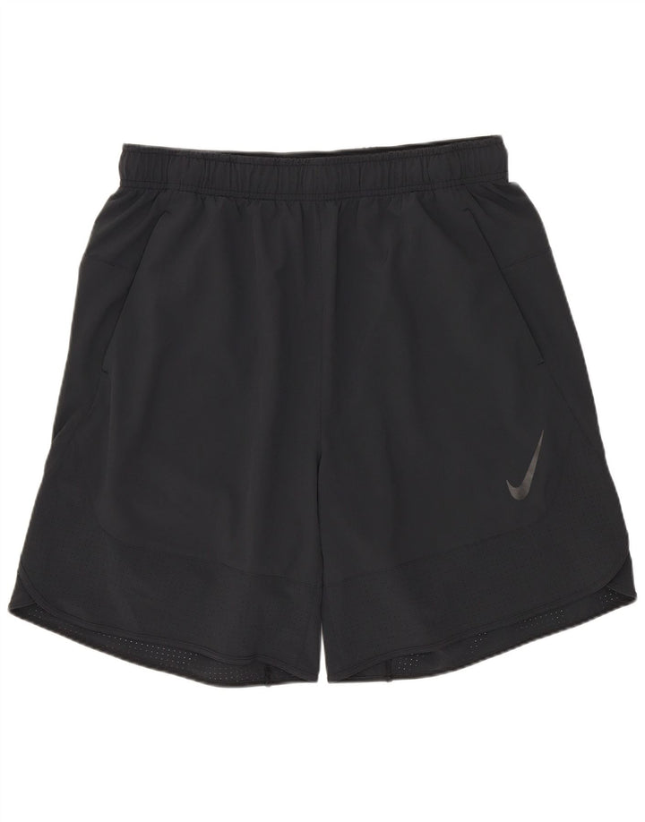 Nike Dri Fit - Pantalones cortos deportivos para hombre (poliéster), color negro