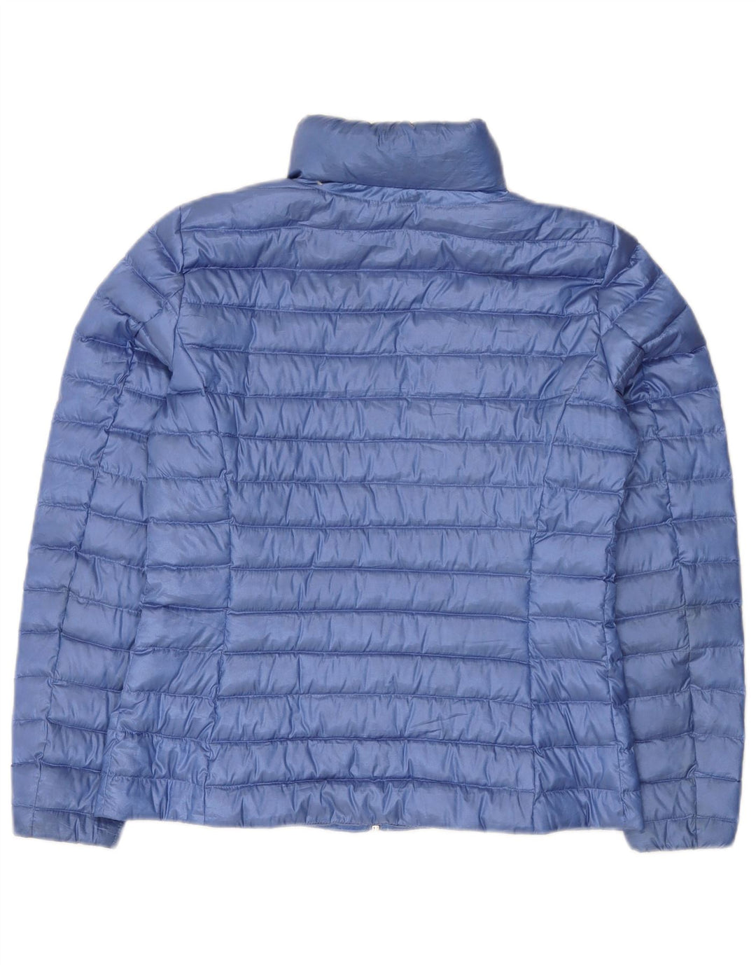 Massimo Dutti Chaqueta Acolchada Mujer UK 42 Azul Medio Poliéster