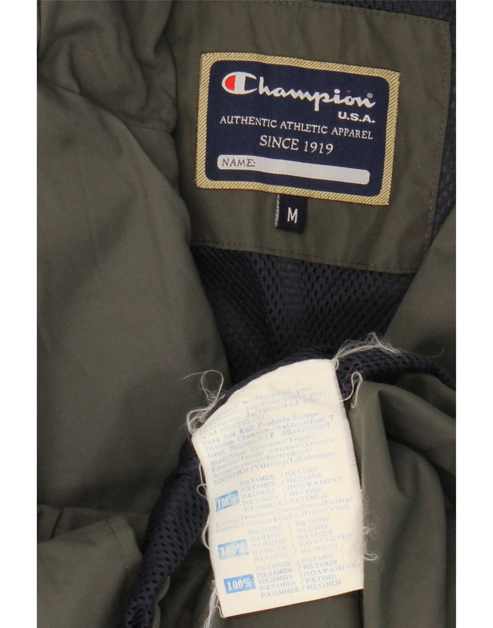 Champion Chaqueta impermeable para hombre UK 38 Medium Khaki Poliamida