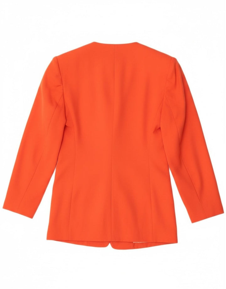 Issima Chaqueta Blazer de 5 Botones para Mujer UK 42 Naranja Mediana