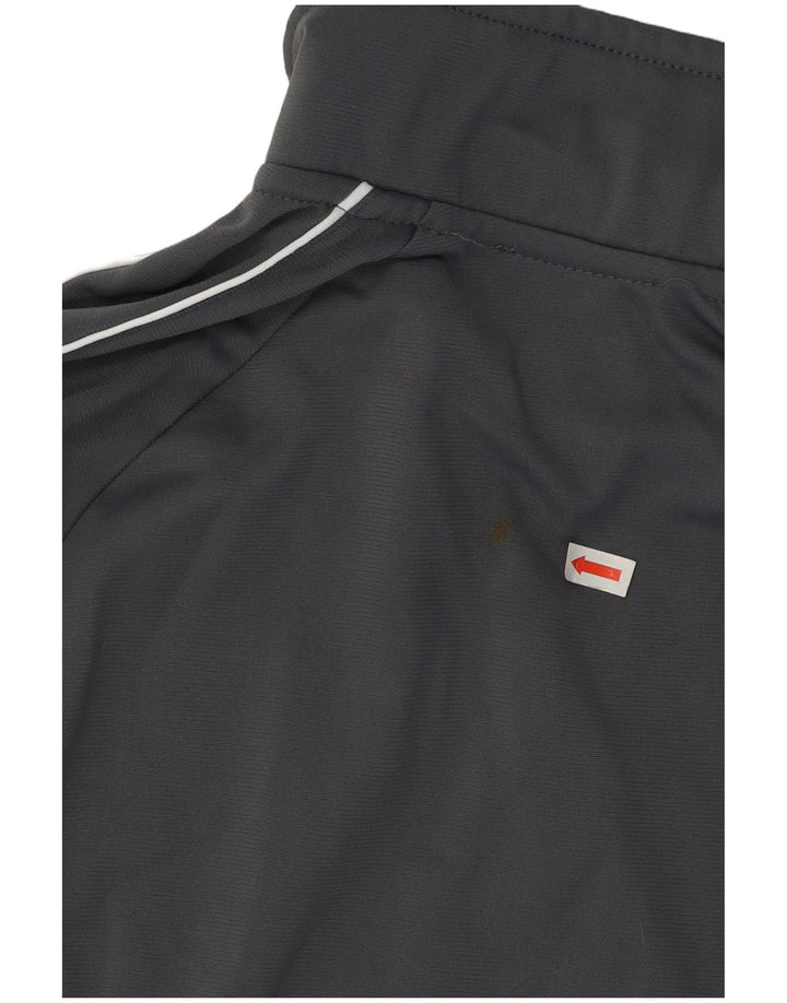 Nike Mujer Graphic Chándal Top Chaqueta Pequeña Gris Poliéster