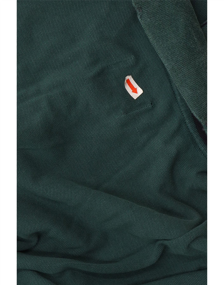 ENERGIE Polo para hombre de algodón verde grande