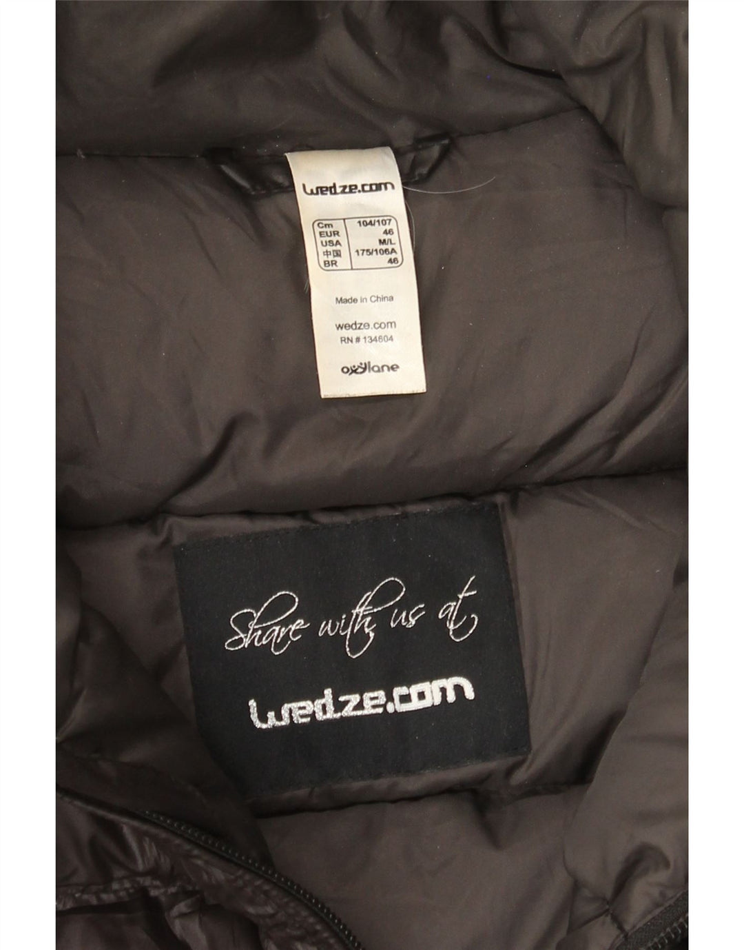 Wed Ze Chaqueta acolchada para mujer EU 46 Mediana Negro Poliéster