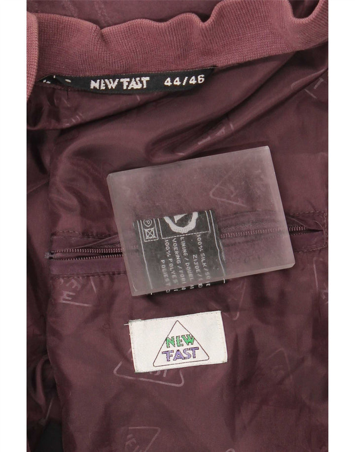 C&A Nueva chaqueta bomber rápida para hombre EU 44 2XL Seda burdeos