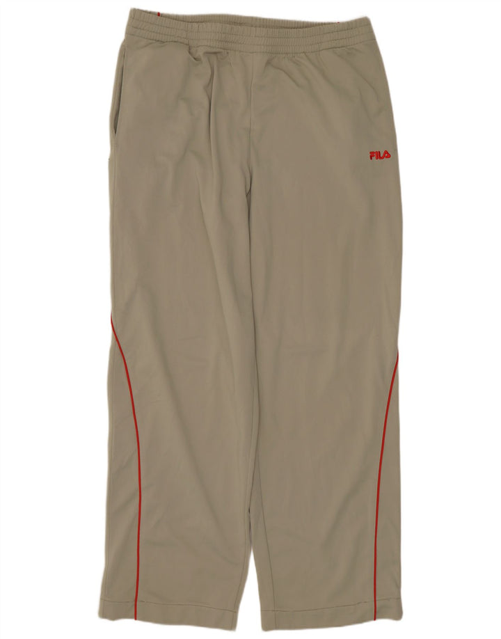 Fila Pantalón De Chándal Para Hombre Grande Verde Poliéster
