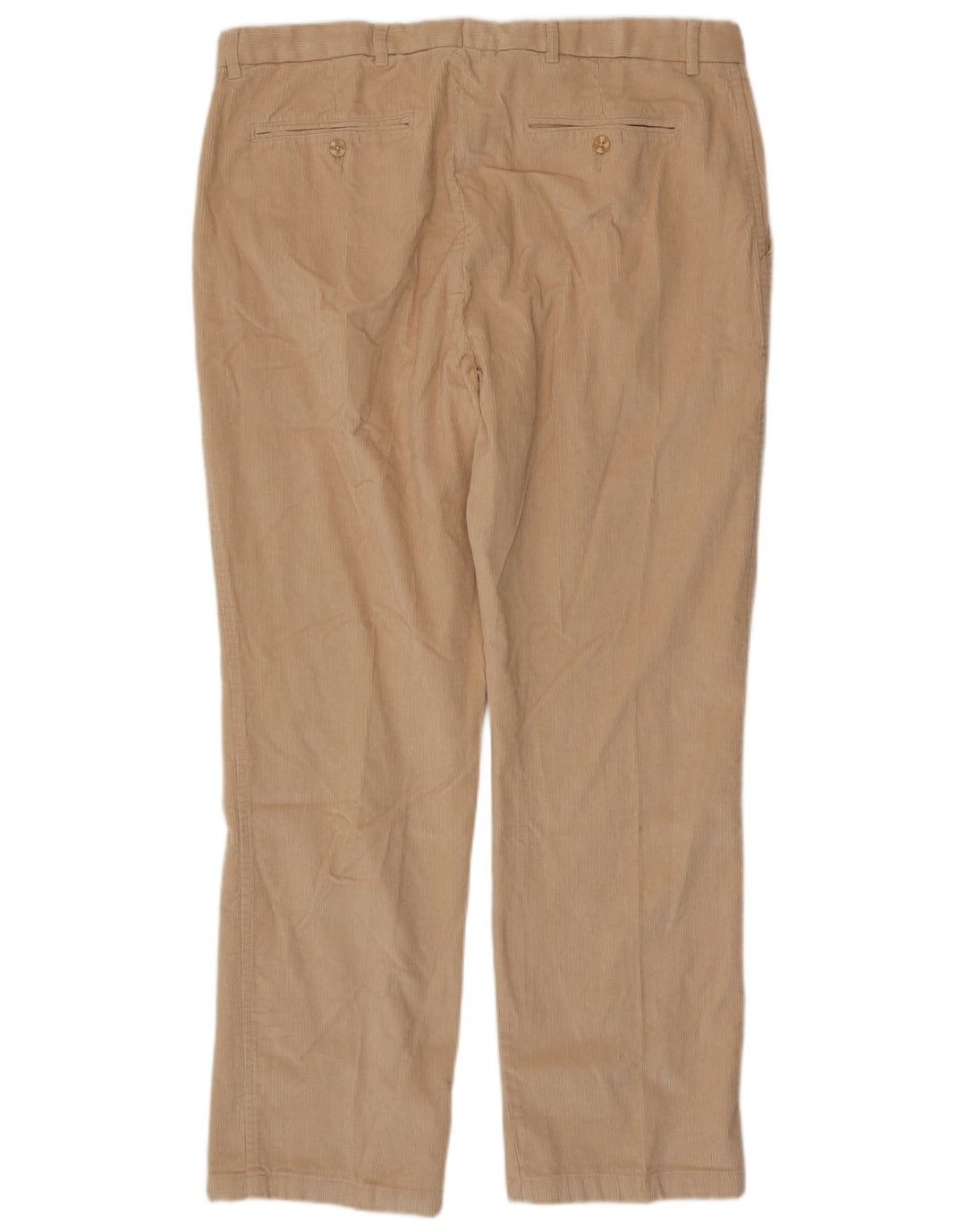 SAMUEL WINDSOR Pantalón recto de pana para hombre W40 L33 Algodón beige