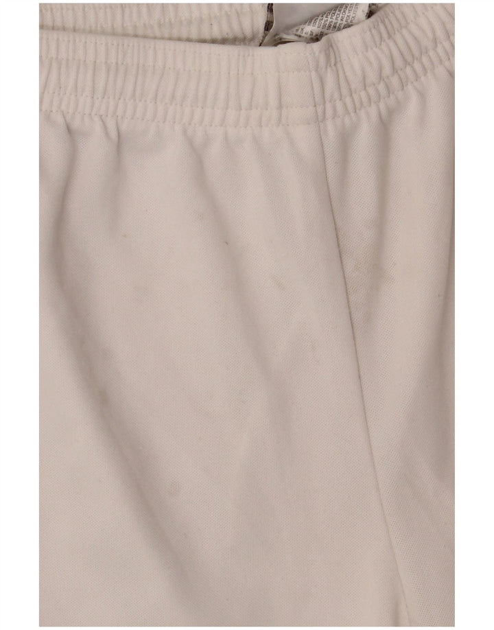 ADIDAS Hombres Climalite Sport Shorts Medio Blanco Poliéster