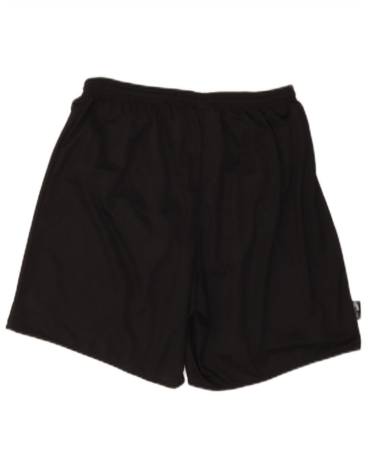 ADIDAS Pantalones cortos deportivos para hombre Grande Poliéster negro