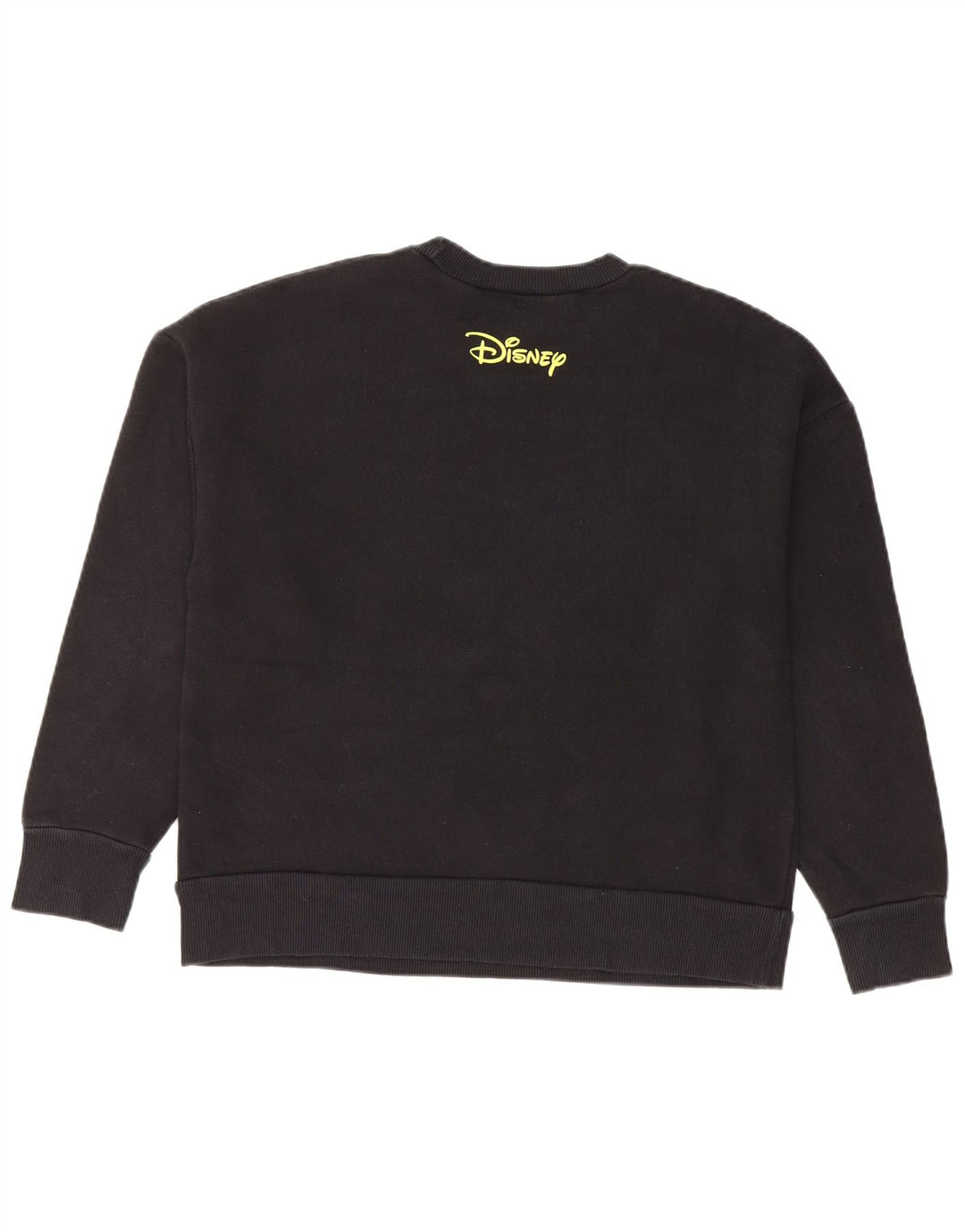 Zara Mujer Mickey Mouse Graphic Sudadera Jumper UK 10 Small Negro