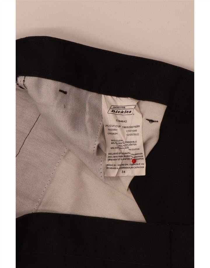 Dickies Pantalones cortos chinos regulares para hombre W34 Poliéster marrón grande
