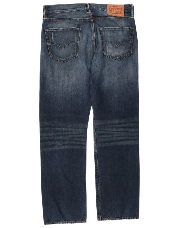 Levi's Hombre 504 Vaqueros Rectos W32 L32 Algodón Azul