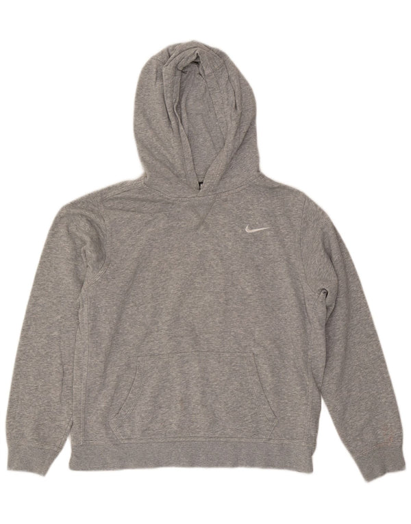 Nike Sudadera con capucha para niños 13-14 años XL Gris Algodón