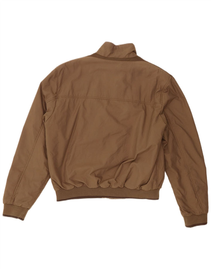 Geox Mens Respira Bomber Jacket IT 50 Large Marrón Poliamida
