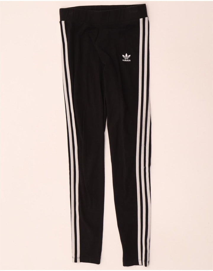 Adidas Leggings para mujer Reino Unido 10 Pequeño Algodón Negro