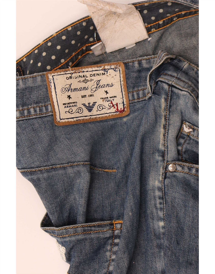 Jeans Armani Mujer Slim W32 L27 Algodón Azul