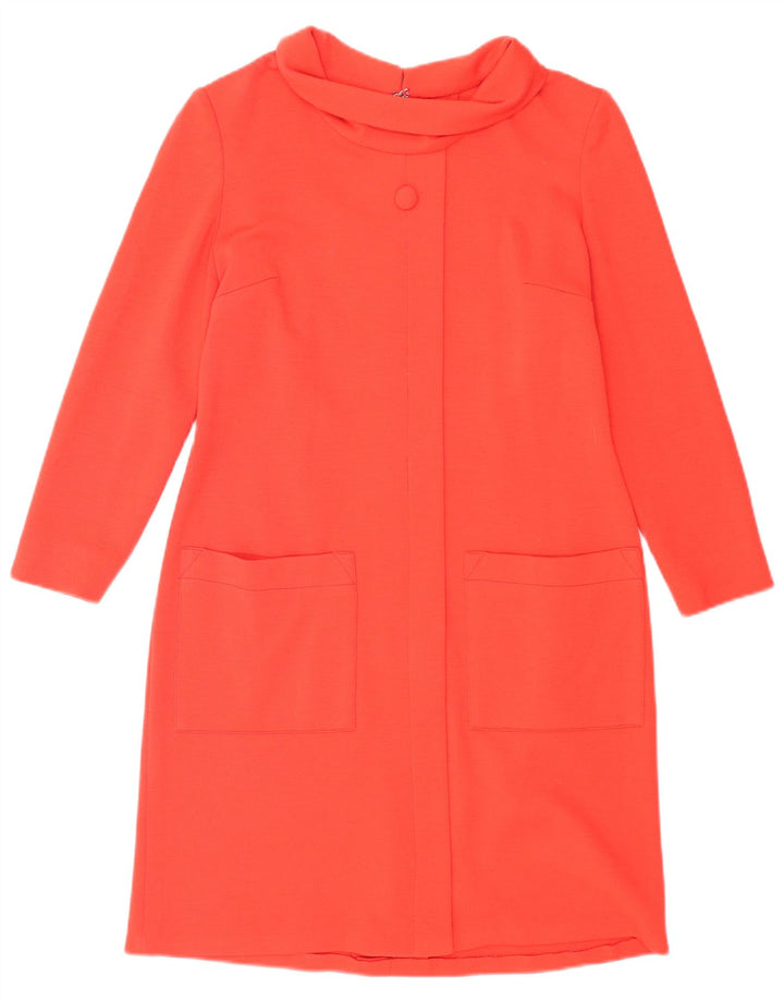 Gulp Vestido tubo de manga 3/4 para mujer UK 42 Rojo mediano