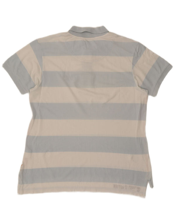 Timberland Polo Hombre XL Algodón A Rayas Azul
