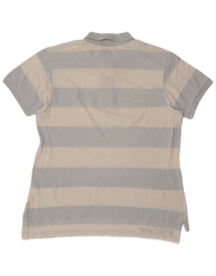 Timberland Polo Hombre XL Algodón A Rayas Azul