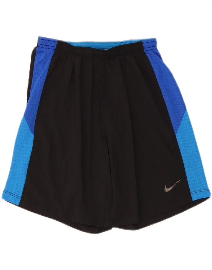 Pantalones cortos deportivos Nike Dri Fit para hombre, talla pequeña, color negro