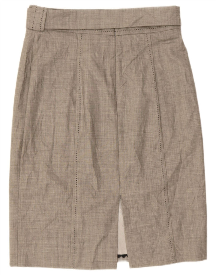 Falda lápiz para mujer Coast UK 44 Large W32 Lana gris