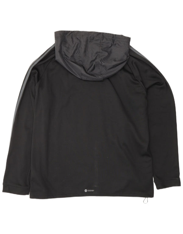 ADIDAS Jersey con capucha para hombre 2XL Poliéster negro