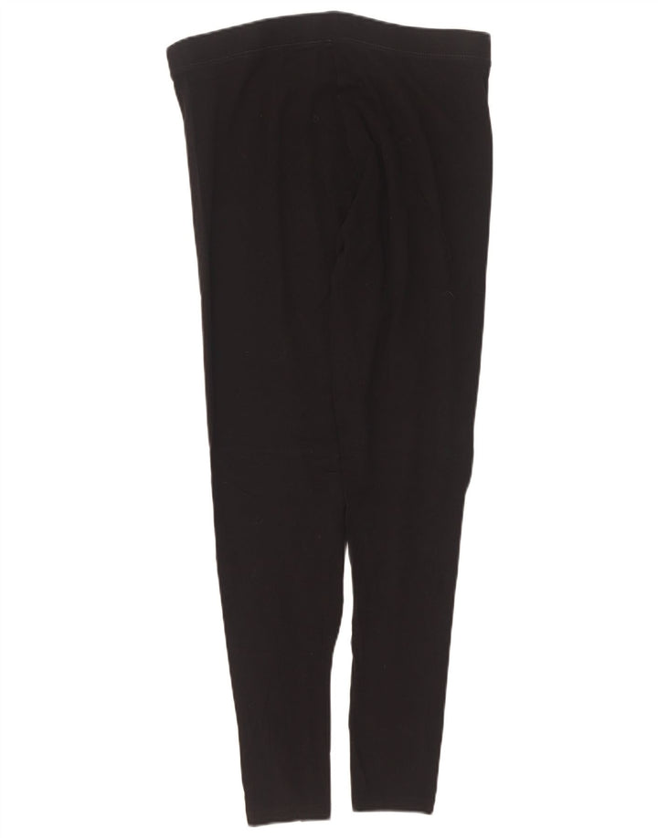Marks & Spencer Leggings para mujer Reino Unido 12 Mediano Algodón negro