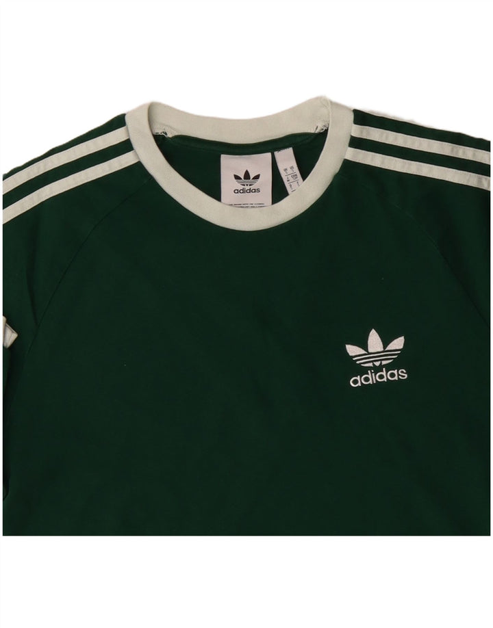 ADIDAS Camiseta Hombre Top Small Verde Algodón