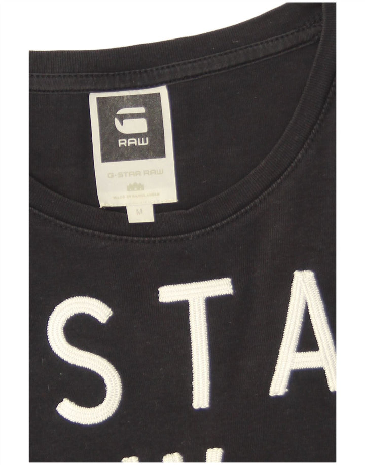 G-Star Camiseta gráfica para mujer Top UK 42 Medium Azul marino
